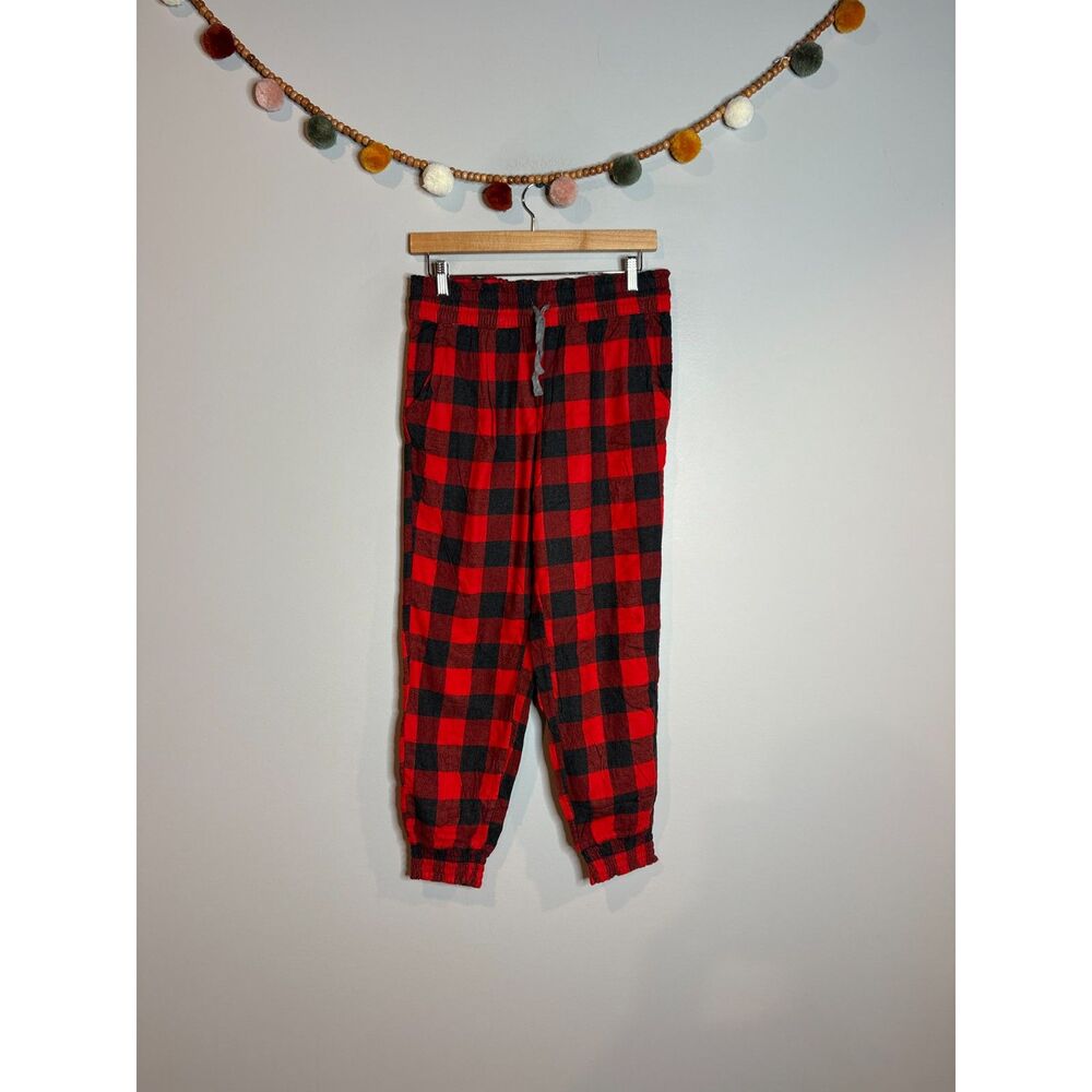 Aerie buffalo plaid flannel pajama jogger pants